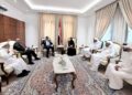 وزيرة الخارجية  تلتقي عدداً من أبناء الجالية قي قطر بمقر السفاره