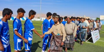 شباب اكتوبر يفوز على اتحاد جردان في افتتاح بطولة اندية الدرجة الثالثة بشبوة