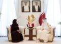 الزوبه تسلم امير قطر رسالة العليمي حول العلاقات الثنائية ومستجدات الأوضاع في اليمن