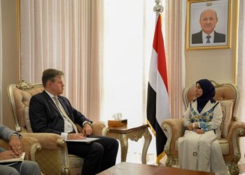 وزيرة الخارجية تبحث مع القائم بالأعمال  الأمريكي مستجدات الأوضاع في اليمن