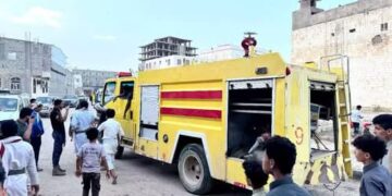 حريق يلتهم مأوى ثلاث أسر نازحة في مدينة مأرب
