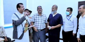 إجراء 419 عملية جراحية لمكافحة العمى واستئصال اللوزتين بمأرب