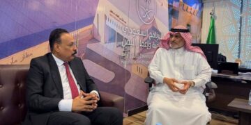 وزير الأشغال يبحث مع البرنامج السعودي تعزيز التعاون في قطاع الطرق والبنية التحتية