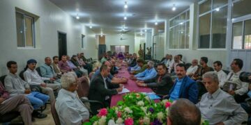 تنفيذي الضالع يناقش هيكلة المنظومة الأمنية في المحافظة