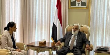 وزير التخطيط   يبحث مع  السفيران البريطاني والالماني التعاون المشترك