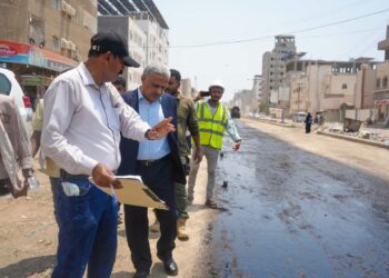 رئيس صندوق الطرق يتفقد مشروع طريق التقنية–إنماء ويتابع الاستعدادات لأعمال الإسفلت