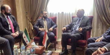 الشرجبي يبحث مع وزير الإدارة المحلية والبيئة السوري تعزيز التعاون البيئي
