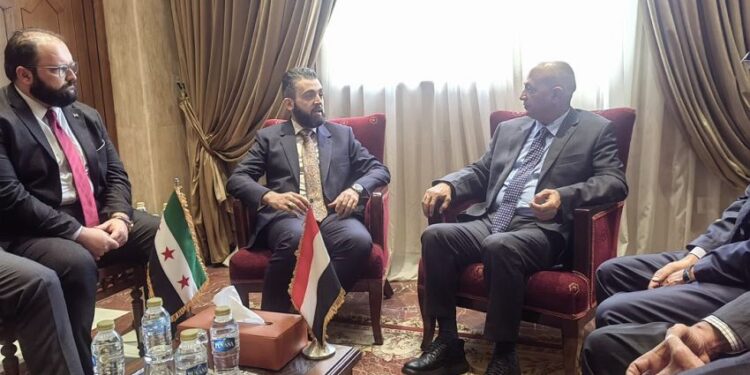الشرجبي يبحث مع وزير الإدارة المحلية والبيئة السوري تعزيز التعاون البيئي