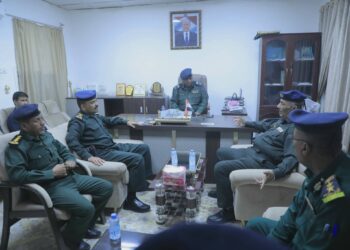 لجنة من وزارة الداخلية تتفقد المؤسسات الأمنية بوادي وصحراء حضرموت
