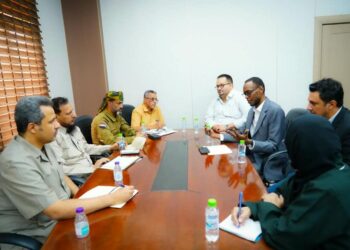 شيخ والحالمي يبحثان مع الـ UNDP تعزيز الاستجابة الإنسانية للنازحين في عدن ولحج