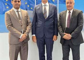 وزير حقوق الإنسان يُطلع بعثة الاتحاد الأوروبي في جنيف على مستجدات الأوضاع وتداعيات تصعيد المليشيات